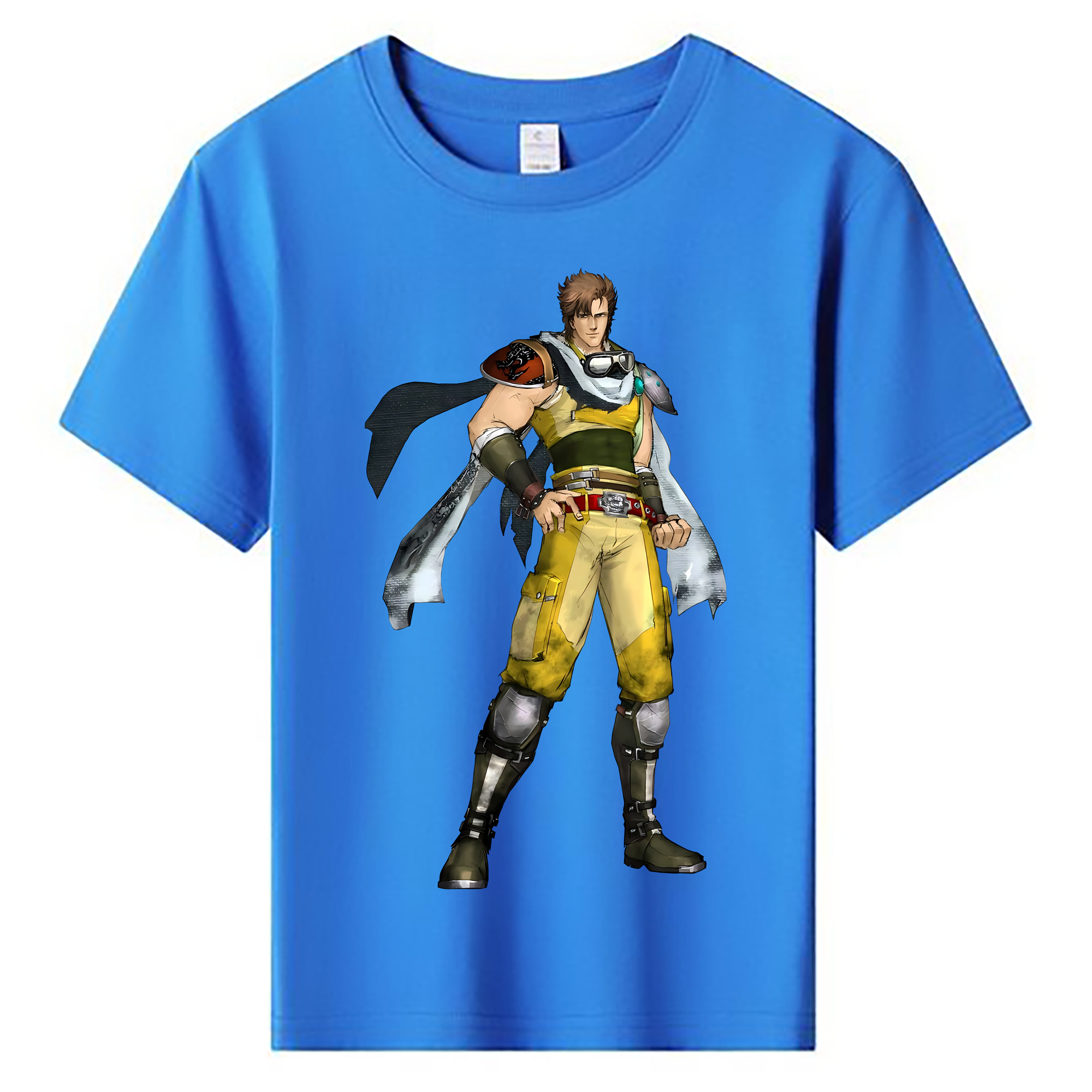 （画像用） 北斗の拳 Fist of the North Star 綿100％キッズTシャツ（フロントプリント）